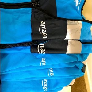 Amazon uniform shirts,vests and shorts.